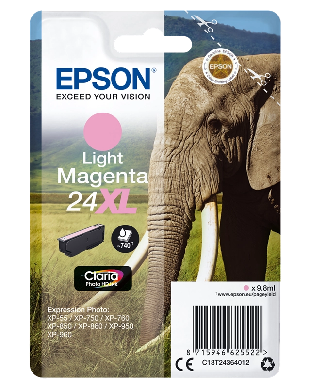 Epson Elephant Cartuccia Magenta chiaro XL