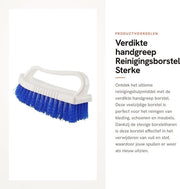 Borsetto con impugnatura rigida - Setole rigide - Utensile di pulizia multifunzionale - Capo largo - Materiale plastico - Adatto per abiti/scarpe/mobili - Borsetto di pulizia