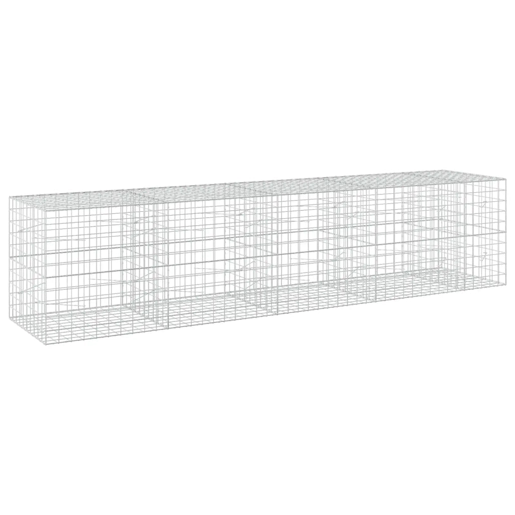 Gabione con Filo da 3,5 mm e Rete da 10x10 cm 450x100x100 cm 3463395