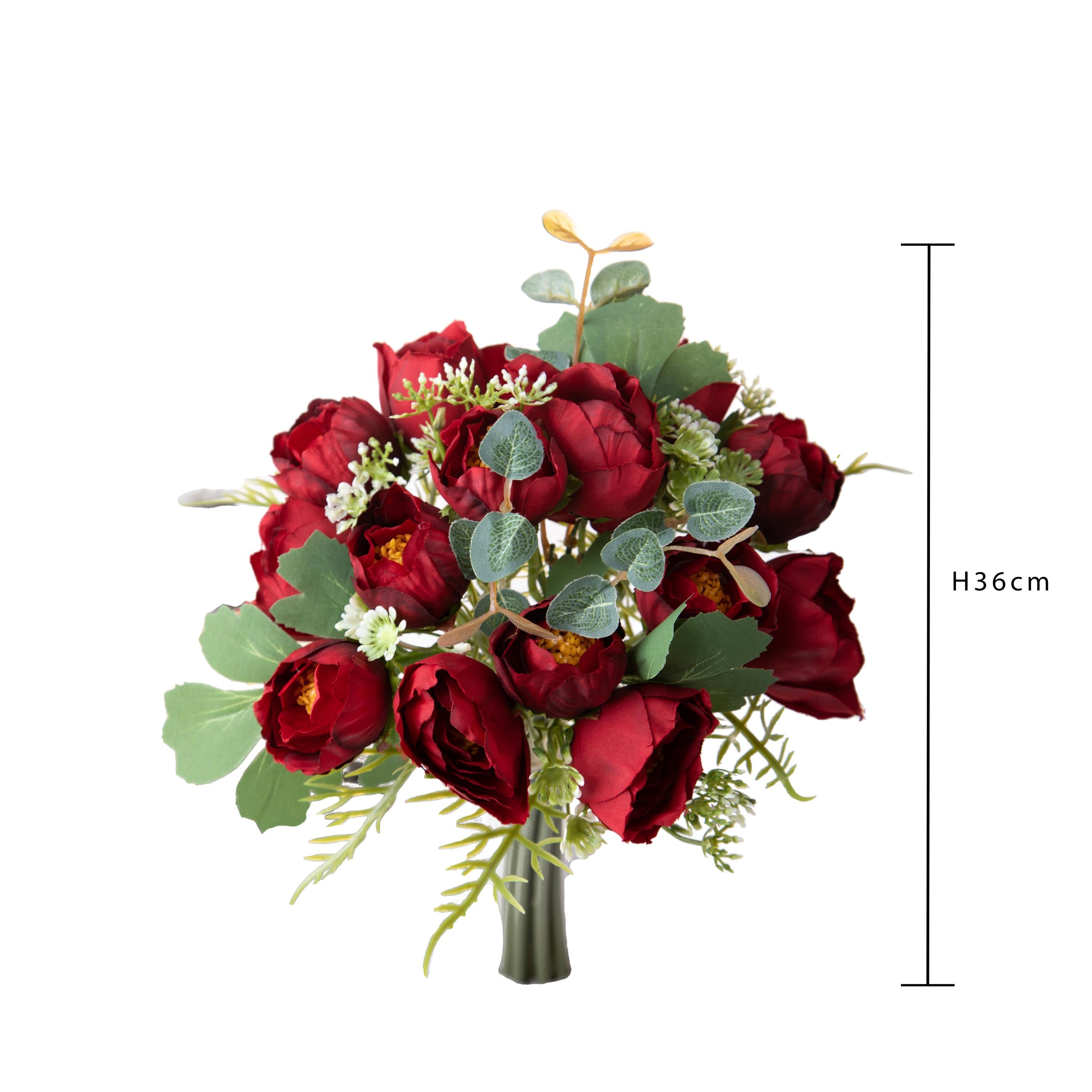 Set 4 Bouquet Artificiali di Bocci per 14 36 cm