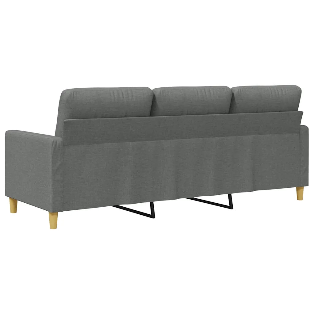 Divano | Divano da soggiorno | Sofa a 3 Posti Grigio Chiaro 180 cm in Tessuto