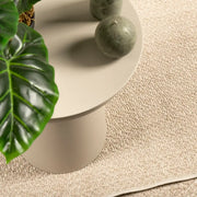 Tappeto ZIZUR Beige 120x120 cm Aspetto Iuta Interni ed Esterni 4010393