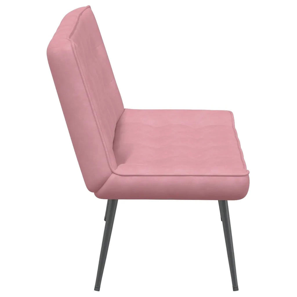 Panca Rosa 110x74x84 cm in Velluto CFW2778943