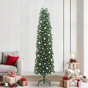 Albero di Natale artificiale con 300 LED Verde 240 cm 3394974