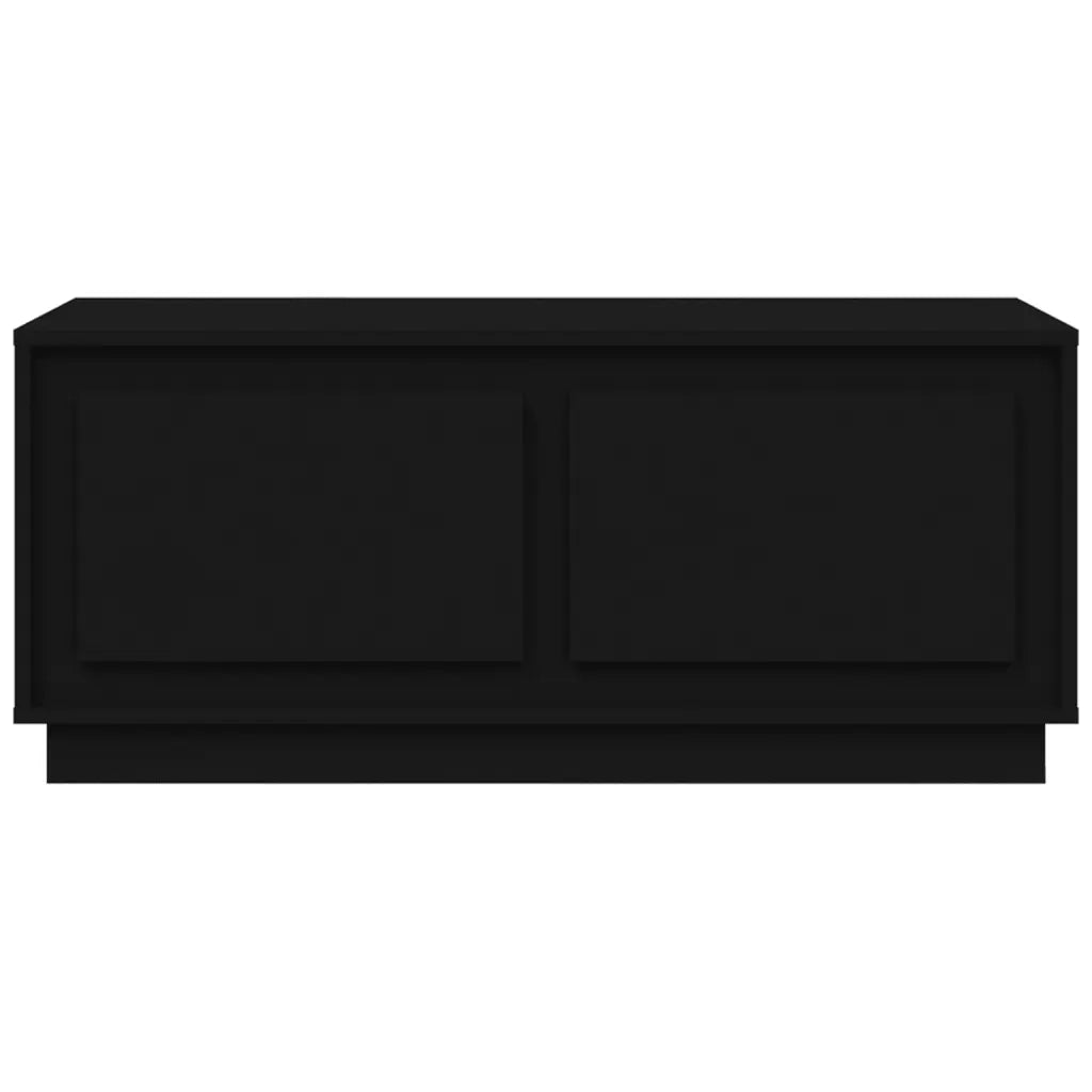 Tavolino da Salotto Nero 102x50x44 cm in Legno Multistrato 819877