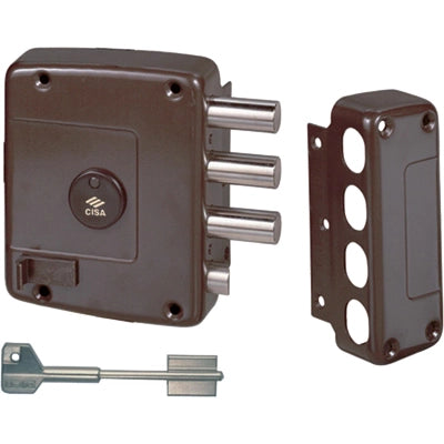 SERRATURA LEGNO APPLICARE 57157 CISA  DM M4 SCR E.MM 64 SX