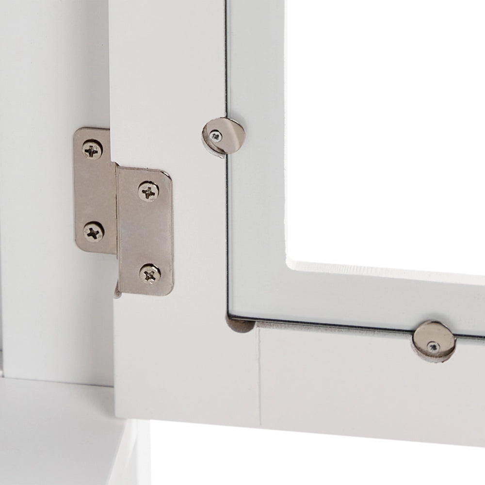 Credenza Bianca 2 Ante Armadio Portaoggetti Mediterraneo Minimalista