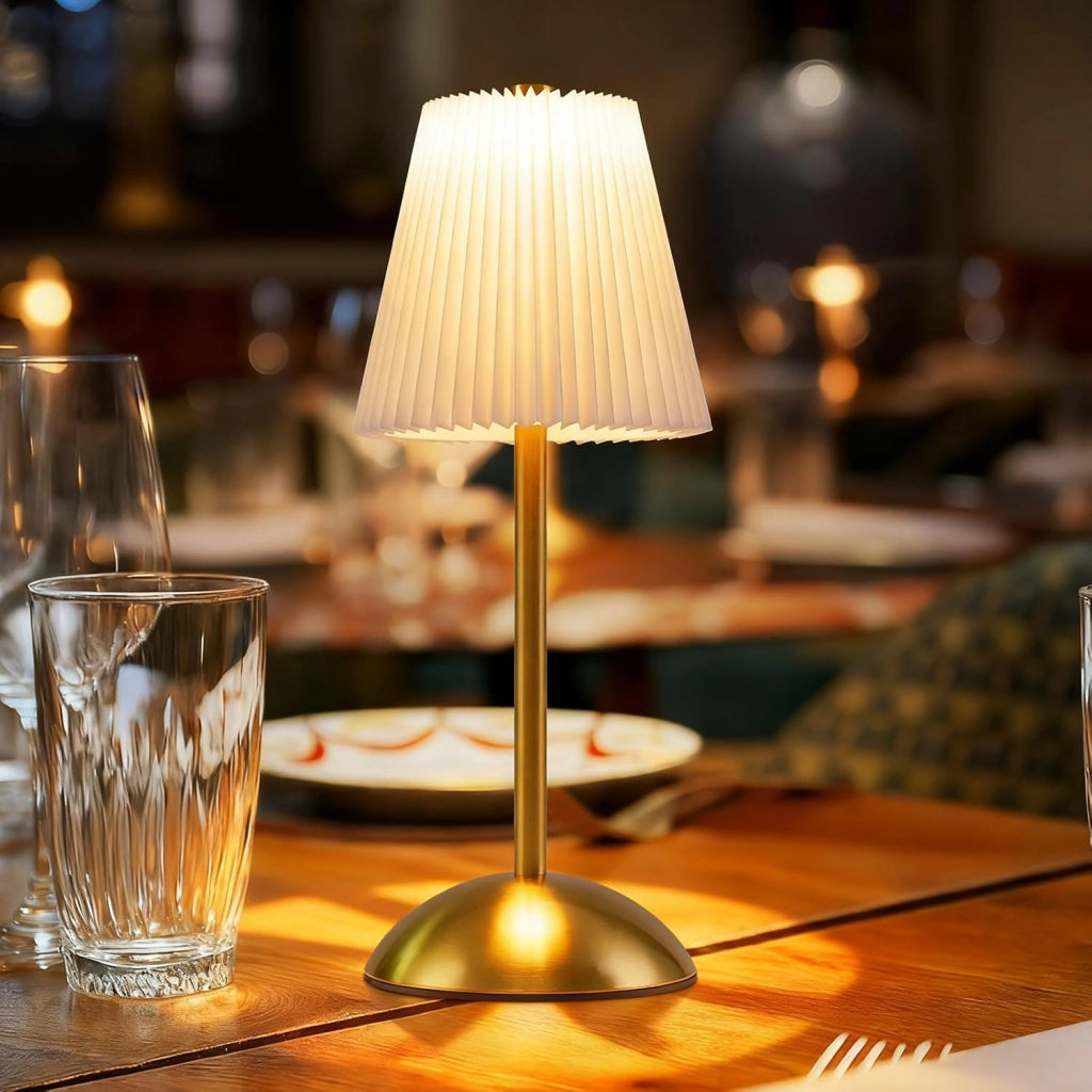 ZMH Lampada da tavolo LED set 2 pezzi bianca wireless dimmerabile 3 temperature colore per camera letto soggiorno