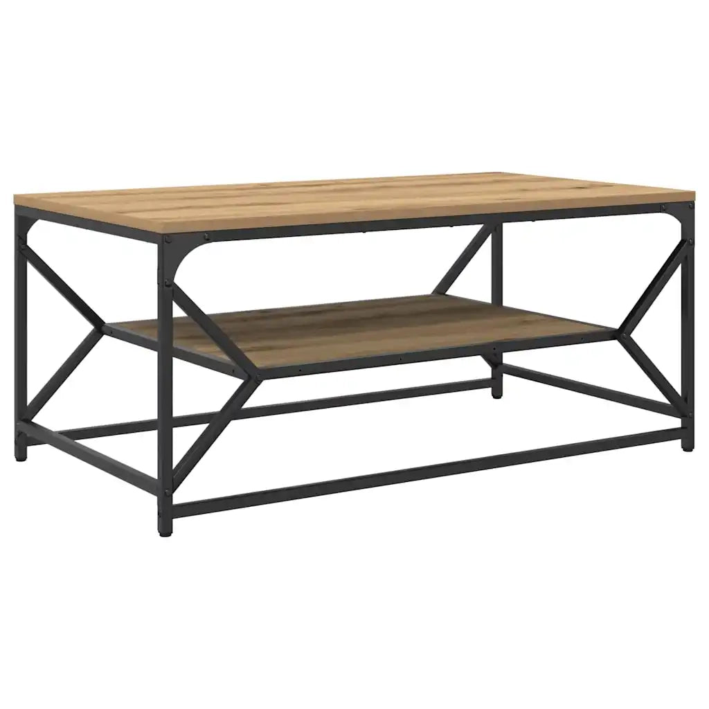 Tavolino da salotto Rovere artigianale 90 x 50 x 40 cm 868236