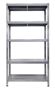 Scaffale in Metallo 5 Ripiani 120x40x195 cm Maciste Zincato