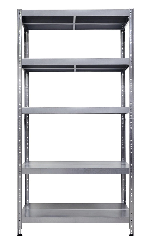 Scaffale in Metallo 5 Ripiani 120x40x195 cm Maciste Zincato