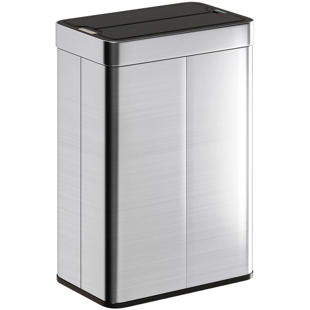 Cestino Intelligente ¨C zephmum ¨C 55 L, Apertura Automatica, Acciaio Inossidabile