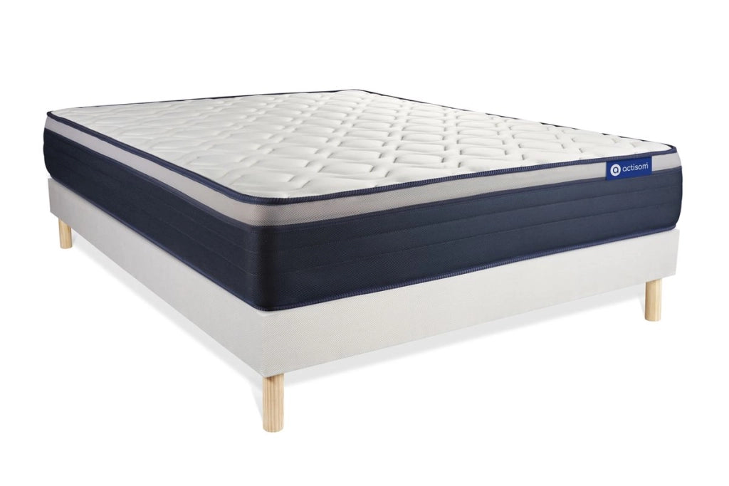 Kit rete e materasso matrimoniale Actilatex max 180x200cm - Spessore : 26cm - Lattice e memory foam - rigido