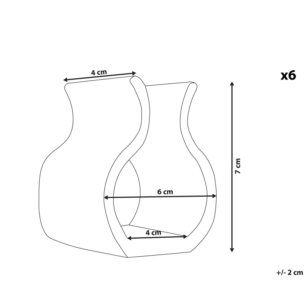 Set di 6 clip di fissaggio connettori in plastica marrone scuro per mobili da giardino in rattan