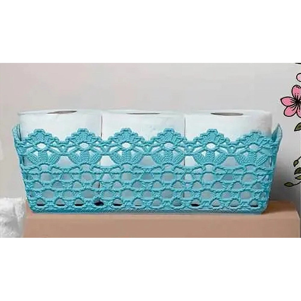 Trade Shop - Cestino Porta Tutto Oggetti Plastica Rettangolare 29.8x19.8x9.6cm Multiuso 79472 -