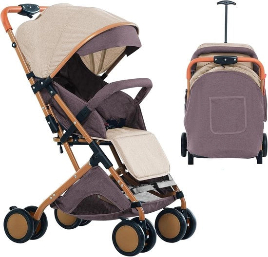 Carriolo Compattibile per Bambini da 0 a 4 Anni - Opzionabile con Posizione di Riposo