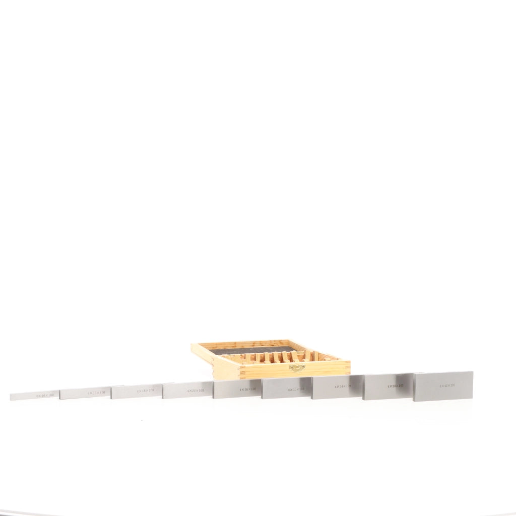 Set barre di precisione parallele 100mm 18 pezzi Set 9 coppie Supporto per morsa e fresatura