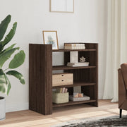 vidaXL Credenza Rovere Marrone 73,5x35x75 cm in Legno Multistrato