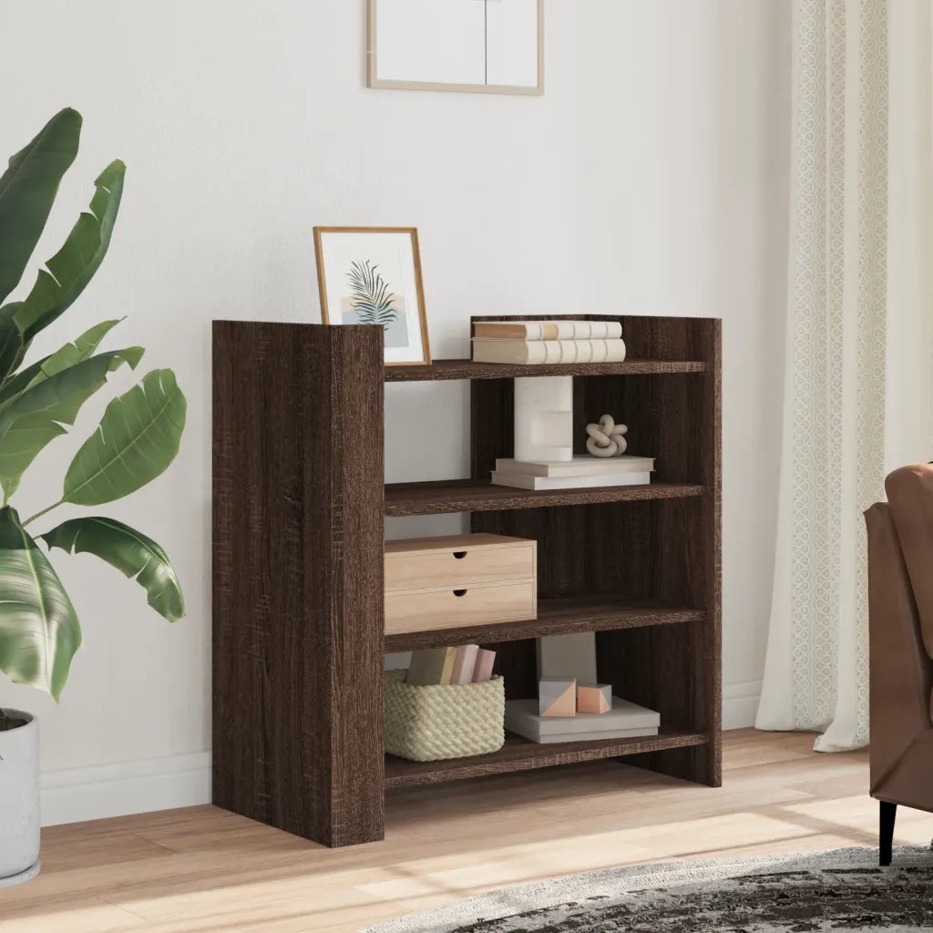 vidaXL Credenza Rovere Marrone 73,5x35x75 cm in Legno Multistrato