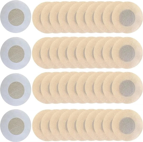 Confezione cartonata blu con 8 coperture per tappi, coperture per tappi idrorepellenti e trasparenti