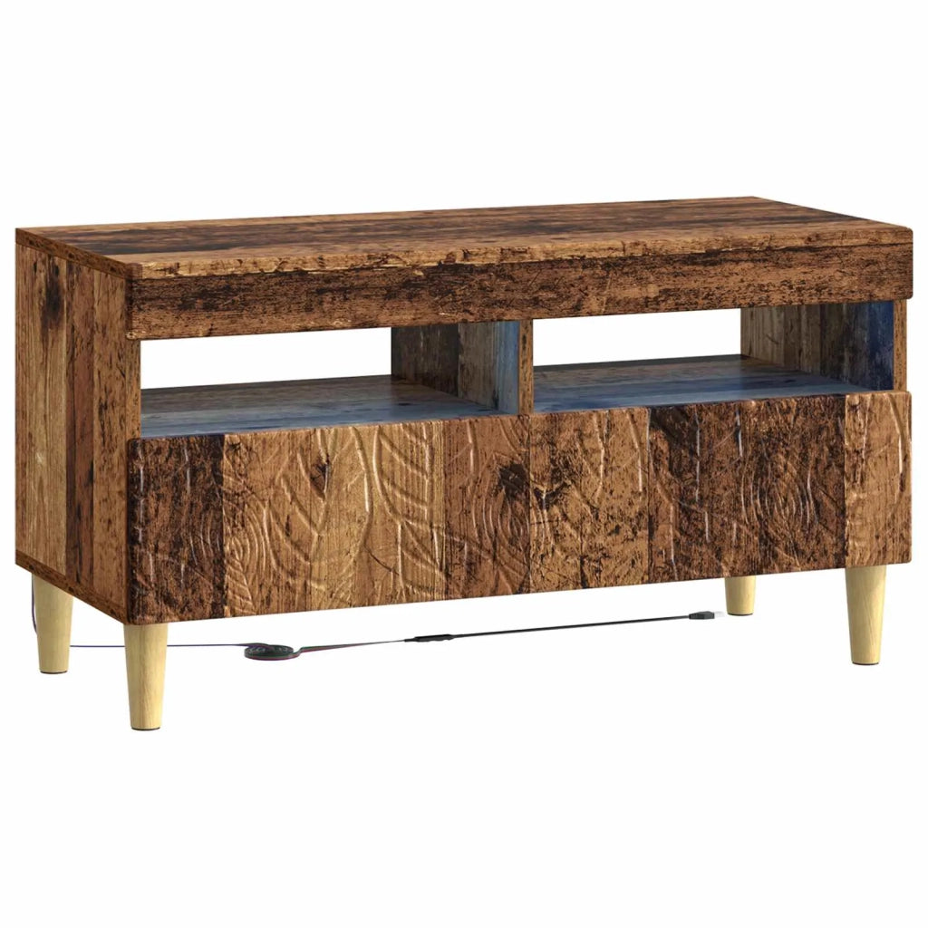 Mobile TV LED a 5 pezzi Legno antico Legno ingegnerizzato 3416769