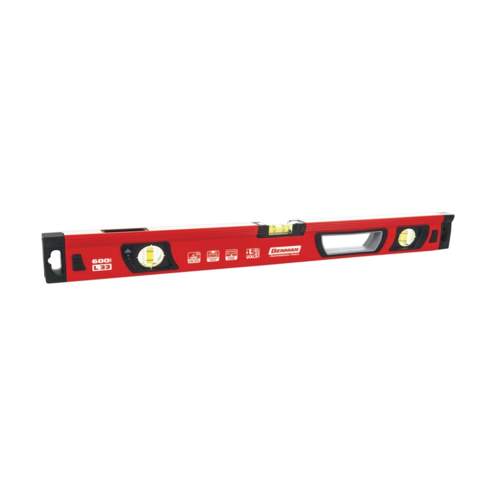 Benman l33 livella da 150cm a tre bolle di precisione con 2 impugnature