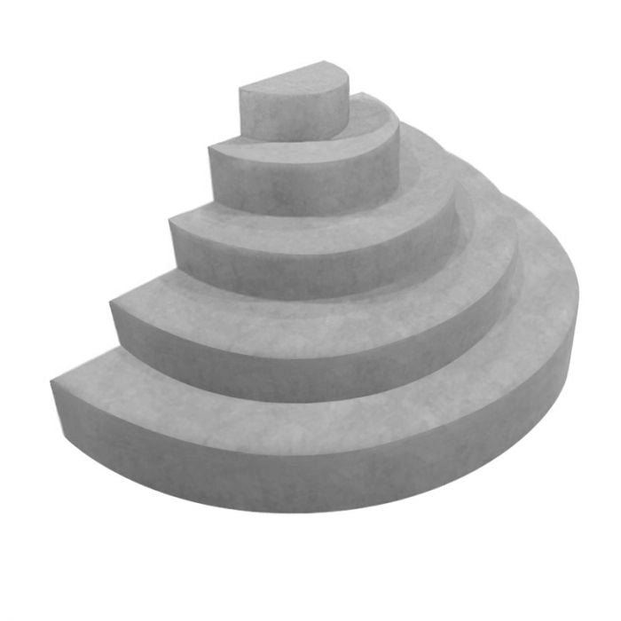 Scala Interna Imola  1,50 X 3,00 H 1,20 M A 4 Gradini, Per Posa Sotto Liner