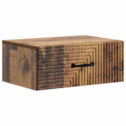 Mobiletto da notte a muro Legno antico 49 x 34,5 x 20 cm 898631