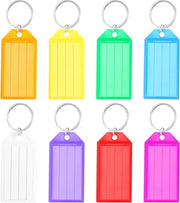 40 Pezzi di Etichette per Chiavi con Anelli e Fili - Anelli e Fili per Etichette Colorate per Animali e Bambini - Memorie Sticking USB - Borse e Bagagli da Viaggio.