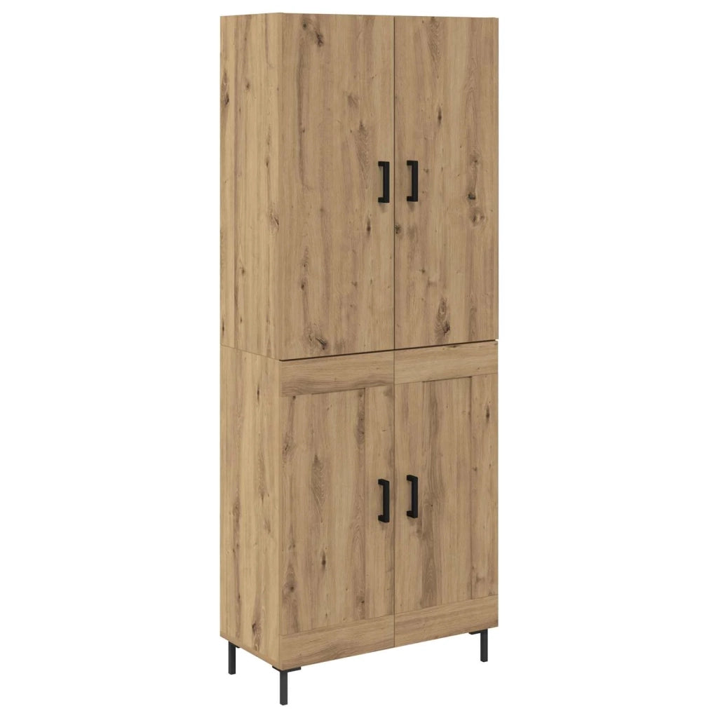 Credenza | Madia | Buffet da pranzo | Armadio da pranzo Rovere artigianale 69,5 x 34 x 180 cm