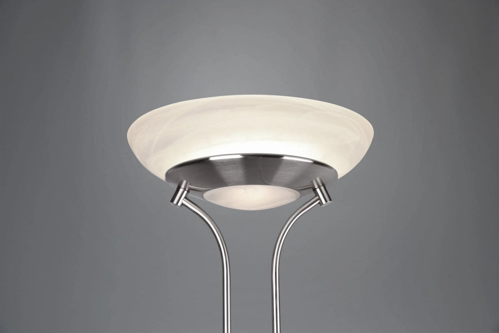 Lampada da terra LED ORSON argento dimmer touch RL