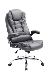 Sedia da ufficio Thor in similpelle grigio
