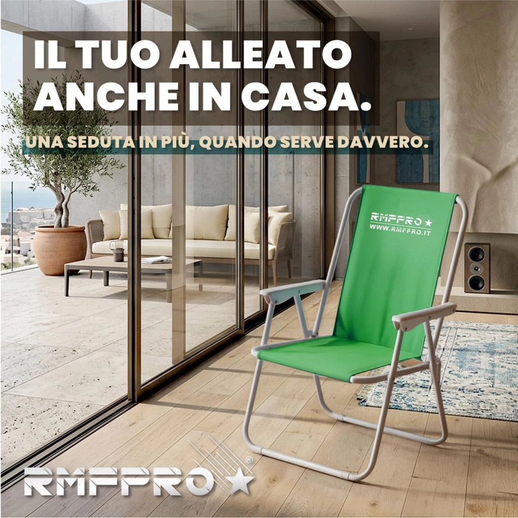 RMF PRO SEDIA PIEGHEVOLE DA SPIAGGIA VERDE