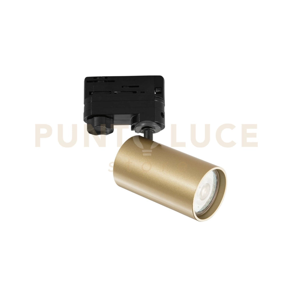 FARO PROIETTORE PER SISTEMA BINARIO SQUIB ORO 1 LUCE ATTACCO GU10 5,6X17,2CM