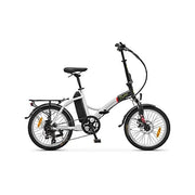 Argento bicicletta elettrica e-bike piuma s bianca - MT22-PISUMAS