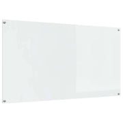 Paraschizzi moderno per cucina 110 x 60 cm resistente al calore finitura elegante in vetro temperato trasparente 02_0058474