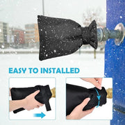 Copertura per rubinetto esterno per protezione invernale con giacca termica impermeabile.