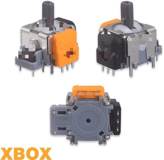 Joystick elettromagnetico a Hall, joystick a Hall, alta precisione, accessori di manutenzione, set da 3 pezzi, joystick di ricambio per console di gioco, componenti di manutenzione, adatto per XBOX