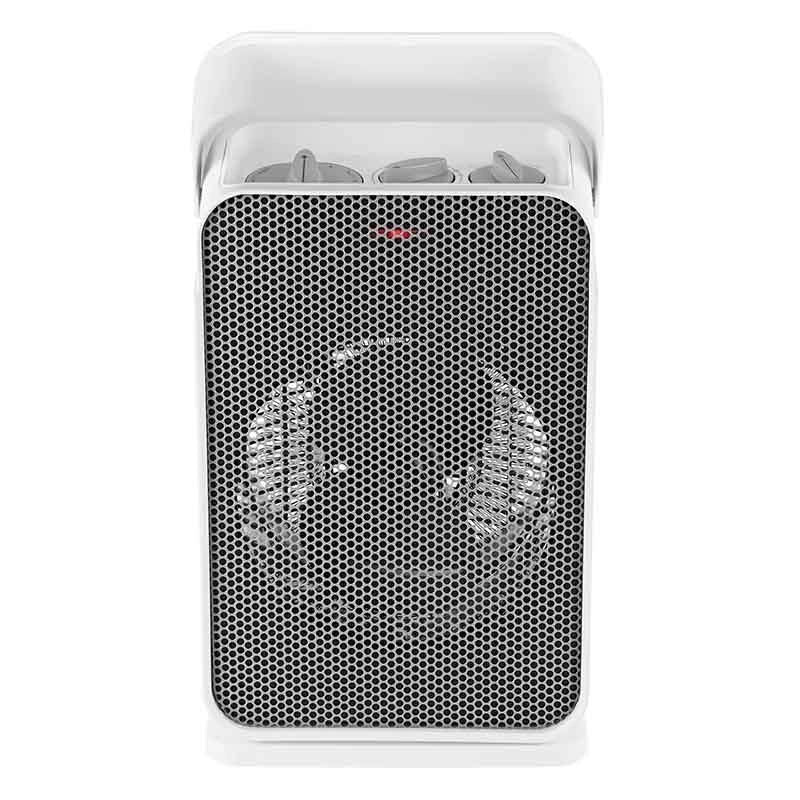 Unold 86450 stufetta elettrica Interno Grigio, Bianco 2000 W Riscaldatore ambiente elettrico con ventilatore