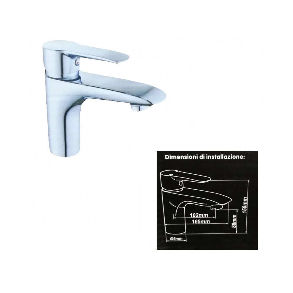 Trade Shop - Miscelatore Rubinetto 52339 Bagno Lavabo Lavandino Monocomando Rubinetteria -
