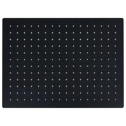 Testa Doccia a Pioggia Acciaio Inox 40x30 cm Rettangolare Nera 147701