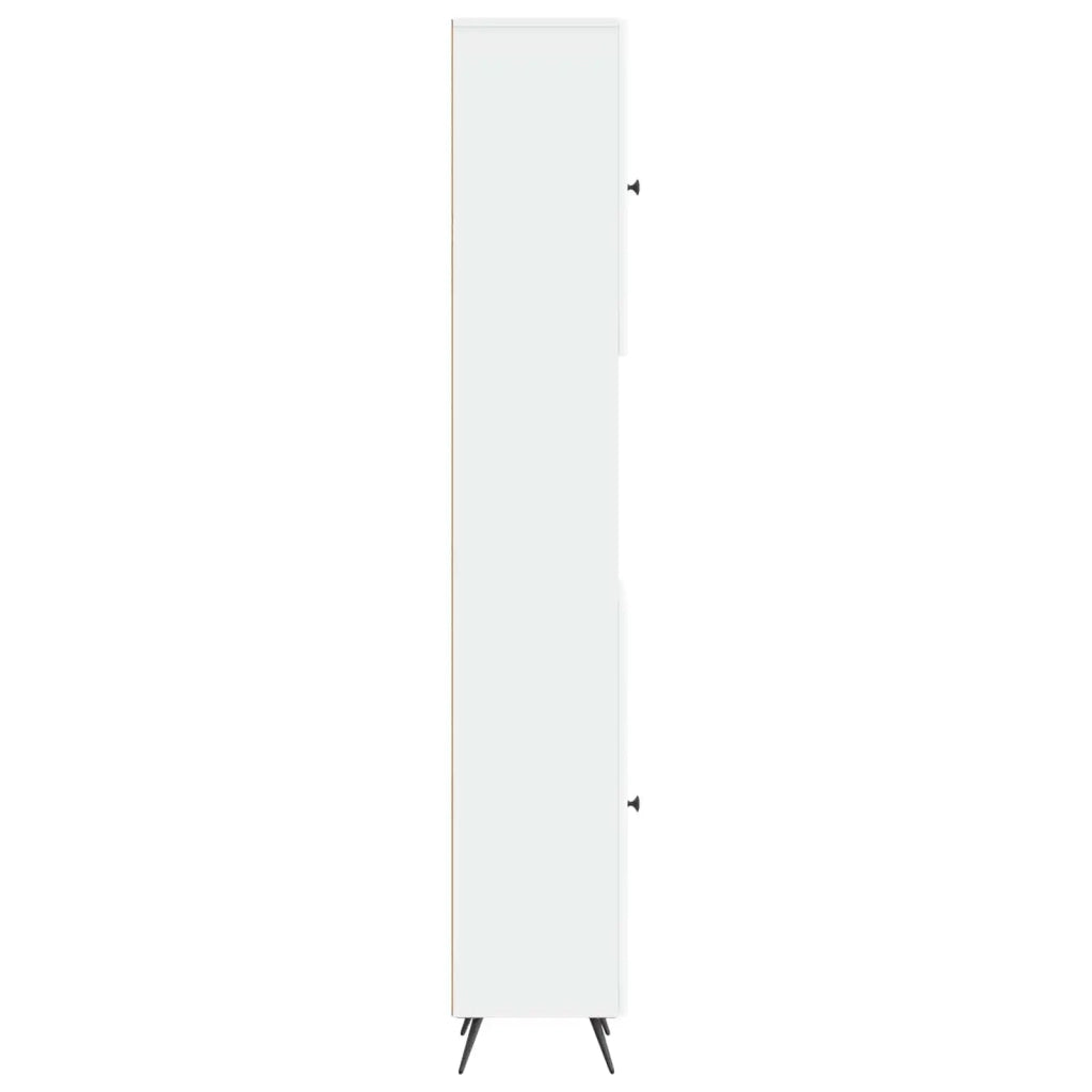Armadio da Bagno con Ripiano Aperto BREDA Bianco 897475