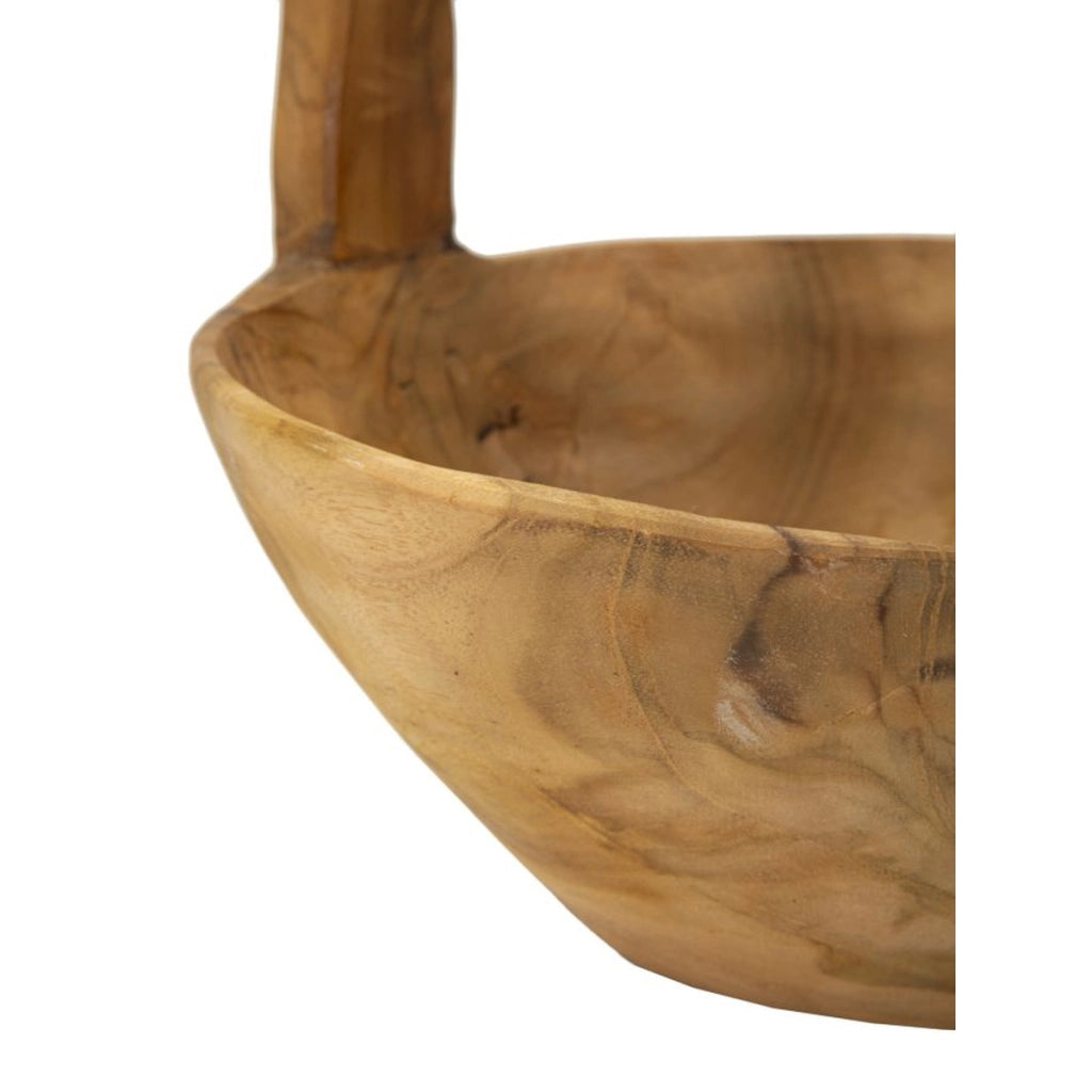 Vassoio Natura 25, Marrone, Legno, 32x25x27 cm
