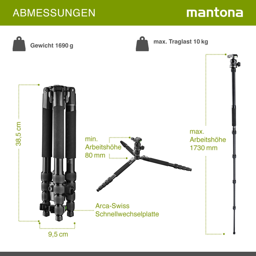 Mantona DSLM Travel Evolution Max 2552-RA