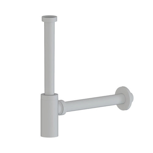 SIFONE TONDO IN ABS PER LAVABO- 11/4 Bianco Lucido- GOPLA- pezzi 1
