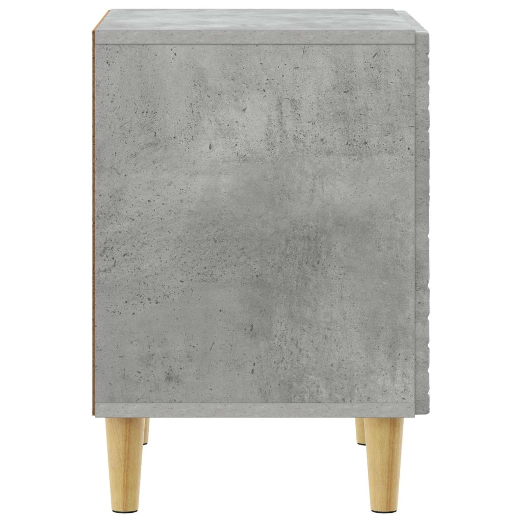 Comodino Grigio Cemento 43 x 34,5 x 50 cm Legno ingegnerizzato 895031