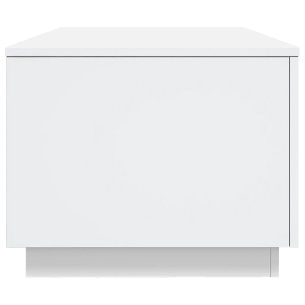 Tavolino da salotto | Tavolino da caff¨¨ | Tavolino da Soggiorno con Luci LED Bianco 90x50x40 cm