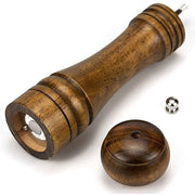 Set di Pepe in Ceramica Rotor Variabile - Molitore di Pepe in Legno - Molitore di Sale - Capacità Alta 3 oz - Utilizzo Sicuro - Molitore di Spezie