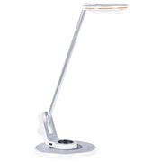 Lampada da soffitto a LED con piastra metallica bianca 45 cm supporto USB ufficio cameretta soggiorno