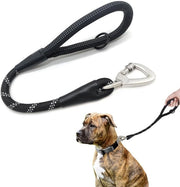 Cinturone per cani 45 cm - Riflettente - Leash corta - Morso forte/duraturo - Caricabrocca di sicurezza - Per cani grandi/midi